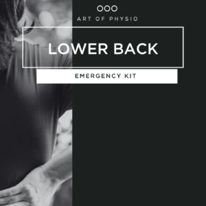 LOWER BACK EMERGENCY KIT